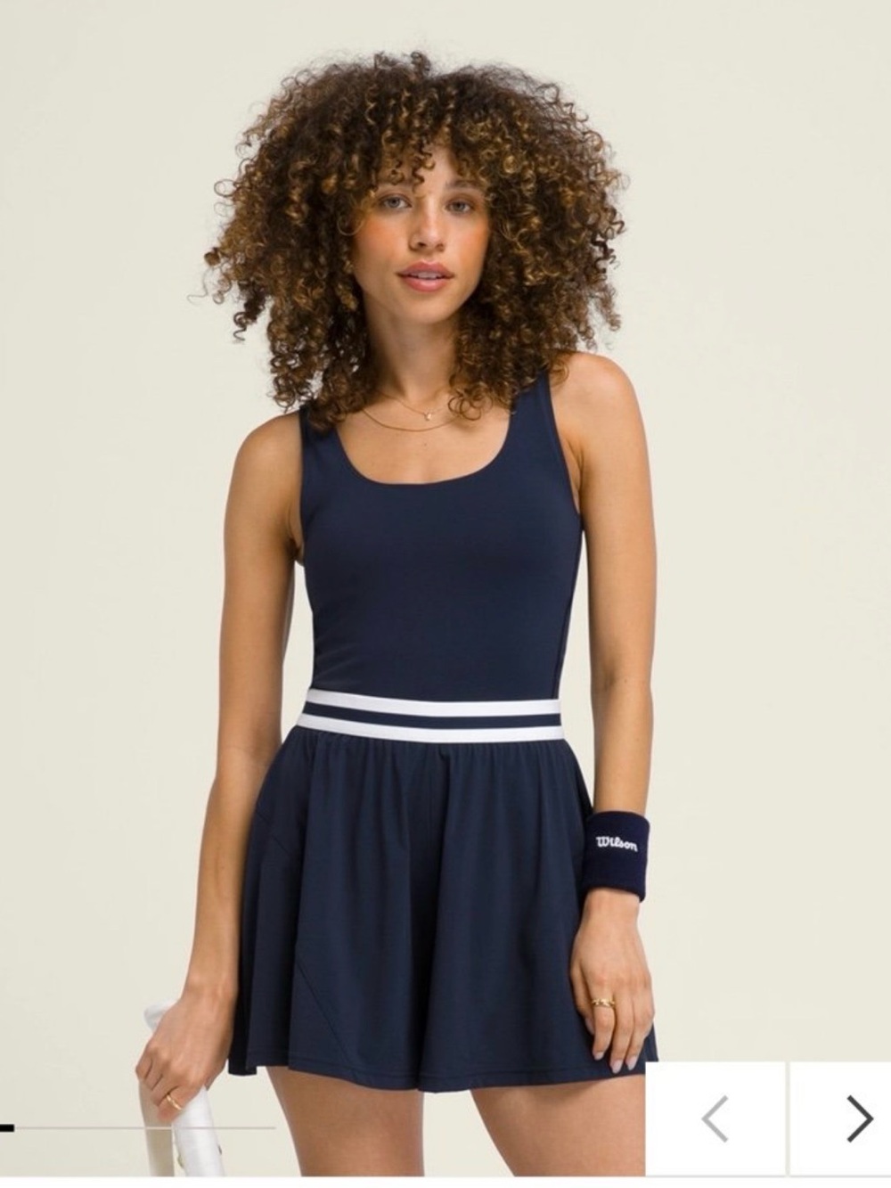 Wilson Navy Blue Skirty Romper